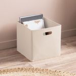 Casa si Gradina - Mobilier - Organizare si depozitare - Cutii depozitare - Cos depozitare, Aberto Design, pasla, crem, 30x30x30 cm, 968HBR1161 - Infinity.ro