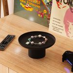 Casa si Gradina - Decoratiuni - Aromaterapie si lumanari - Suporturi lumanari - Suport lumanari, Aberto Design, metal, negru, set 3 bucati, diametru 25.5/20.5/18.5 cm - Infinity.ro