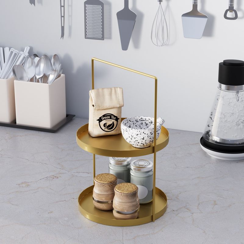 Casa si Gradina - Decoratiuni - Obiecte decorative - Accesorii decorative - Accesoriu decorativ, Aberto Design, metal, auriu, 21x33 cm - Infinity.ro