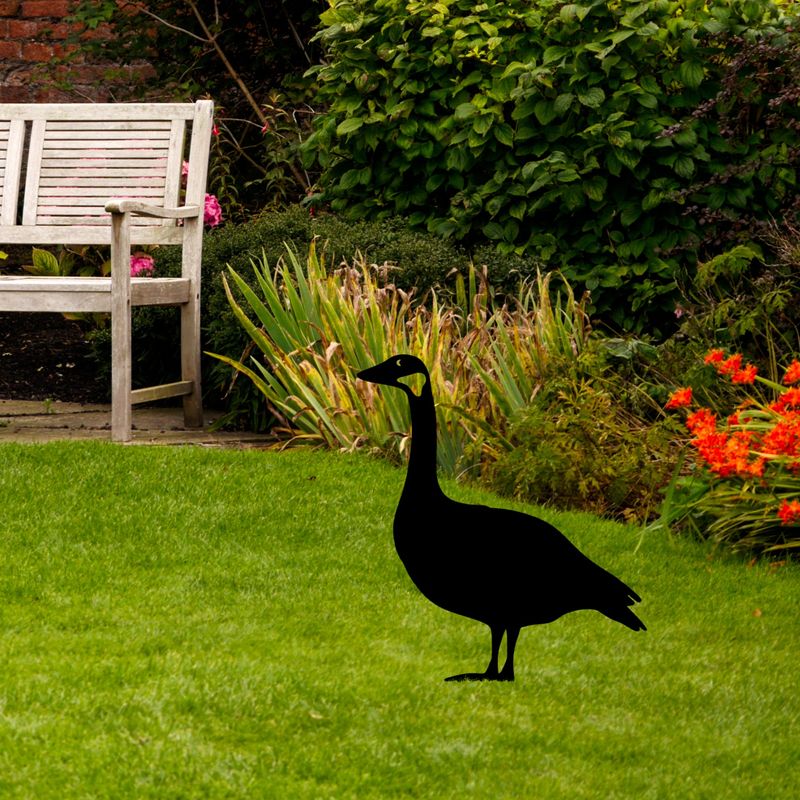 Casa si Gradina - Gradina si terasa - Decoratiuni exterior - Ornamente gradina - Obiect decorativ, Aberto Design, metal, negru, 64x44 cm - Infinity.ro