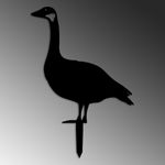 Casa si Gradina - Gradina si terasa - Decoratiuni exterior - Ornamente gradina - Obiect decorativ, Aberto Design, metal, negru, 64x44 cm - Infinity.ro