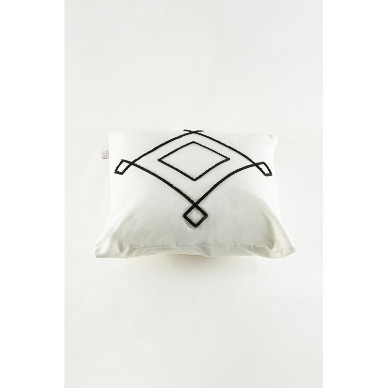 Casa si Gradina - Textile si covoare - Perne si pilote - Perne decorative - Perna decorativa, Aberto Design, negru, 43x43 cm, 100% in, 937ELT1269 - Infinity.ro