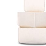 Casa si Gradina - Mobilier - Organizare si depozitare - Cutii depozitare - Set cutii depozitare birou, Aberto Design, 100% fetru, crem, 22.5x22.5x10 cm, 18x18x10 cm, 14x14x10 cm - Infinity.ro