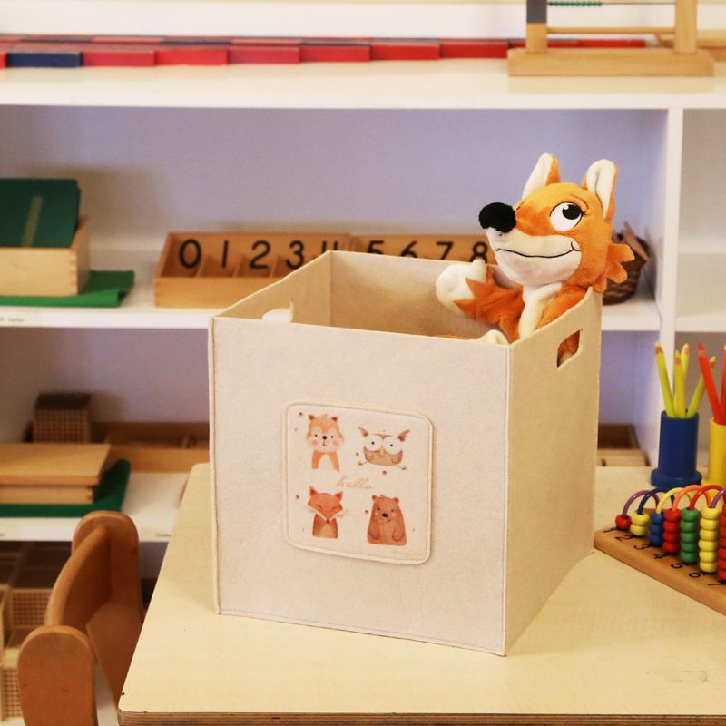 Casa si Gradina - Mobilier - Organizare si depozitare - Cutii depozitare - Cos depozitare, Aberto Design, pasla, crem, 30x30x30 cm, 968HBR1104 - Infinity.ro