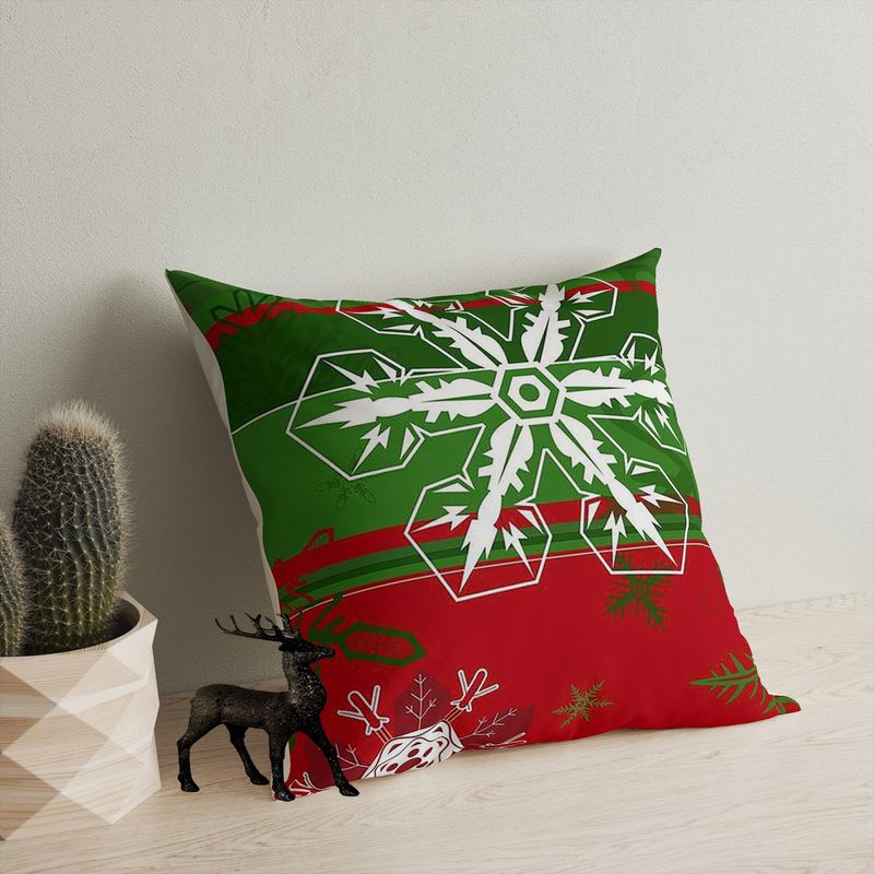 Casa si Gradina - Textile si covoare - Perne si pilote - Perne decorative - Perna decorativa, Aberto Design, multicolor, 43x43 cm, bumbac si poliester, umplutura siliconica, 420GRC3226 - Infinity.ro