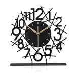 Casa si Gradina - Decoratiuni - Ceasuri - Ceas decorativ, Aberto Design, metal, negru, 25x23 cm, mecanism silentios - Infinity.ro