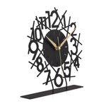 Casa si Gradina - Decoratiuni - Ceasuri - Ceas decorativ, Aberto Design, metal, negru, 25x23 cm, mecanism silentios - Infinity.ro