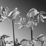 Casa si Gradina - Decoratiuni - Obiecte decorative - Accesorii decorative - Obiect decorativ, Aberto Design, poliester, argintiu, 42x28x10 cm - Infinity.ro