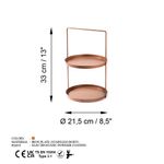 Casa si Gradina - Decoratiuni - Obiecte decorative - Accesorii decorative - Accesoriu decorativ, Aberto Design, metal, cupru, 21x33 cm - Infinity.ro
