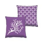 Casa si Gradina - Textile si covoare - Perne si pilote - Perne decorative - Set perne decorative, Aberto Design, multicolor, 43x43 cm, 50% bumbac, 50% poliester, 2 bucati, 417GRV0135 - Infinity.ro