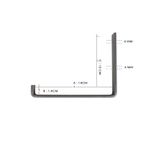 Casa si Gradina - Mobilier - Biblioteci si rafturi - Rafturi - Raft de perete decorativ, Hanah Home, lemn de molid, negru si nuc, 40x16x14 cm - Infinity.ro