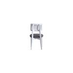 Casa si Gradina - Mobilier - Scaune si fotolii - Scaune - Scaun, Hanah Home, lemn de fag, stofa teddy, alb, 45x46x81 cm - Infinity.ro