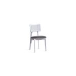 Casa si Gradina - Mobilier - Scaune si fotolii - Scaune - Scaun, Hanah Home, lemn de fag, stofa teddy, alb, 45x46x81 cm - Infinity.ro