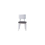 Casa si Gradina - Mobilier - Scaune si fotolii - Scaune - Scaun, Hanah Home, lemn de fag, stofa teddy, alb, 45x46x81 cm - Infinity.ro