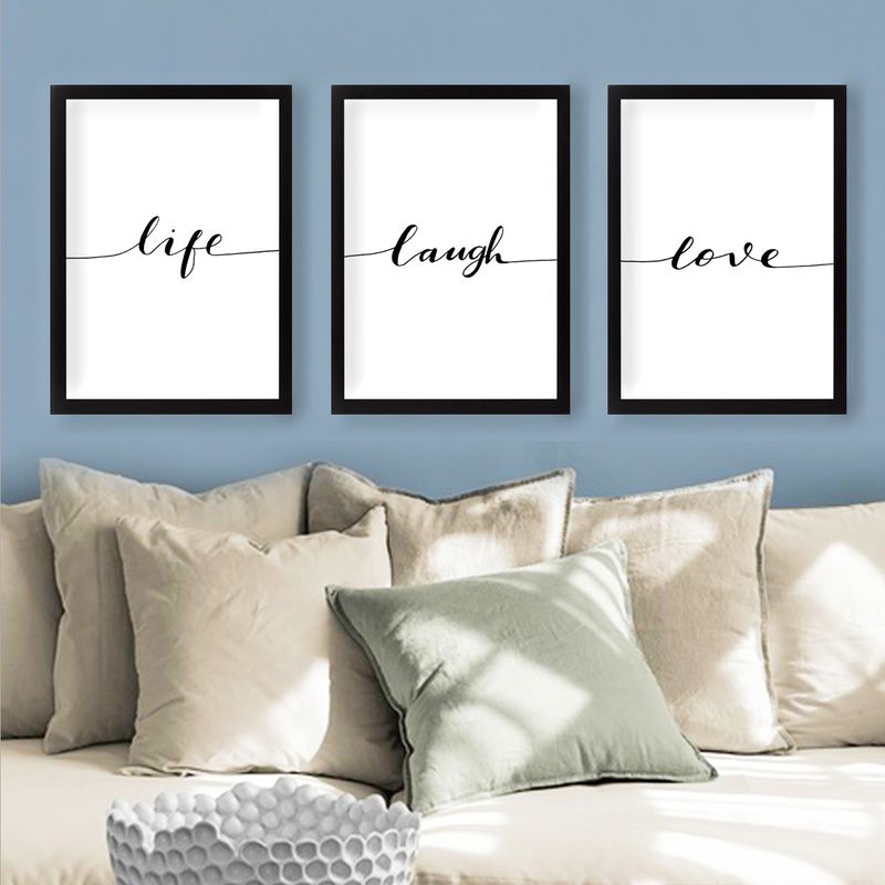 Casa si Gradina - Decoratiuni - Tablouri - Set tablouri decorative cu rama, Wallxpert, mdf, multicolor, 24x29 cm, 3 bucati - Infinity.ro