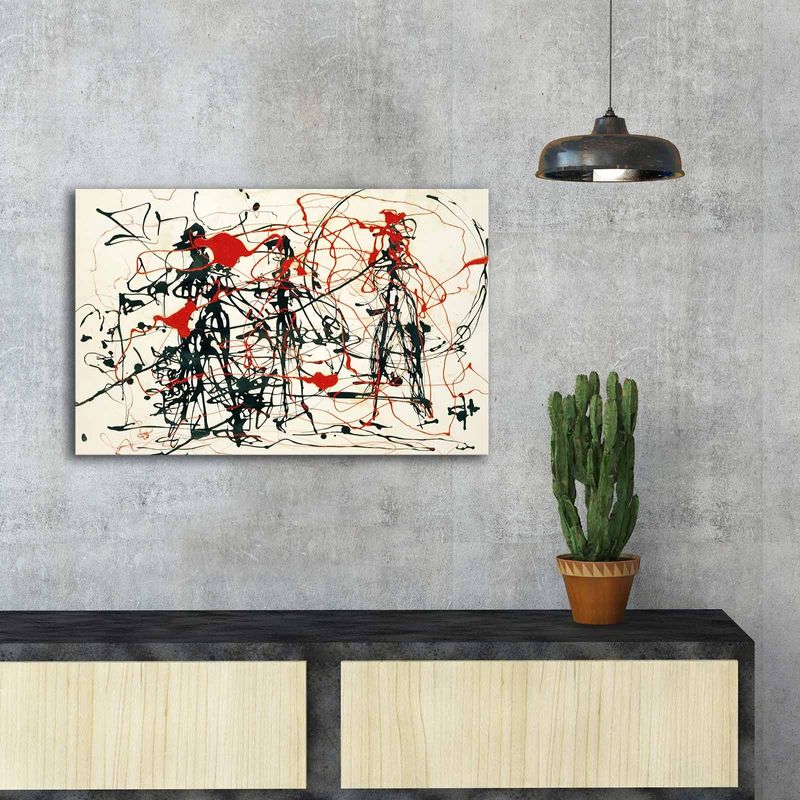Casa si Gradina - Decoratiuni - Tablouri - Tablou decorativ pe panza, Wallxpert, panza de caprioara 100%, multicolor, 45x70 cm, rama lemn - Infinity.ro