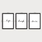 Casa si Gradina - Decoratiuni - Tablouri - Set tablouri decorative cu rama, Wallxpert, mdf, multicolor, 24x29 cm, 3 bucati - Infinity.ro