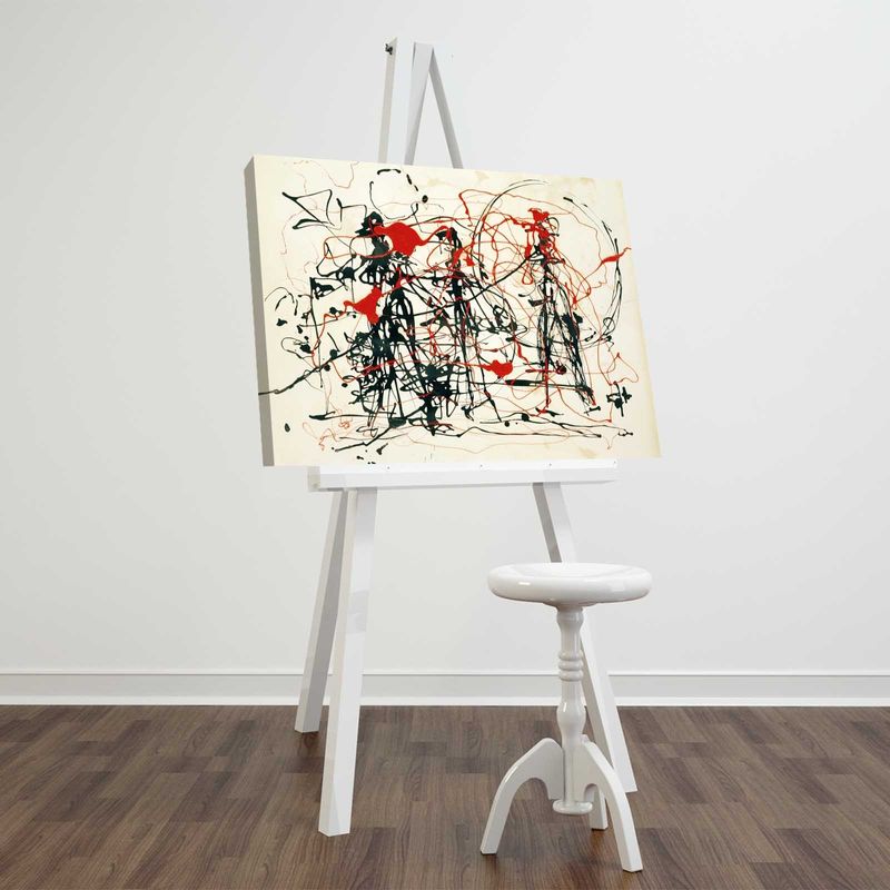 Casa si Gradina - Decoratiuni - Tablouri - Tablou decorativ pe panza, Wallxpert, panza de caprioara 100%, multicolor, 45x70 cm, rama lemn - Infinity.ro