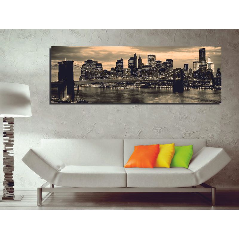 Casa si Gradina - Decoratiuni - Tablouri - Tablou decorativ, Wallxpert, panza, multicolor, 30x80 cm, rama lemn, 257MJS1280 - Infinity.ro