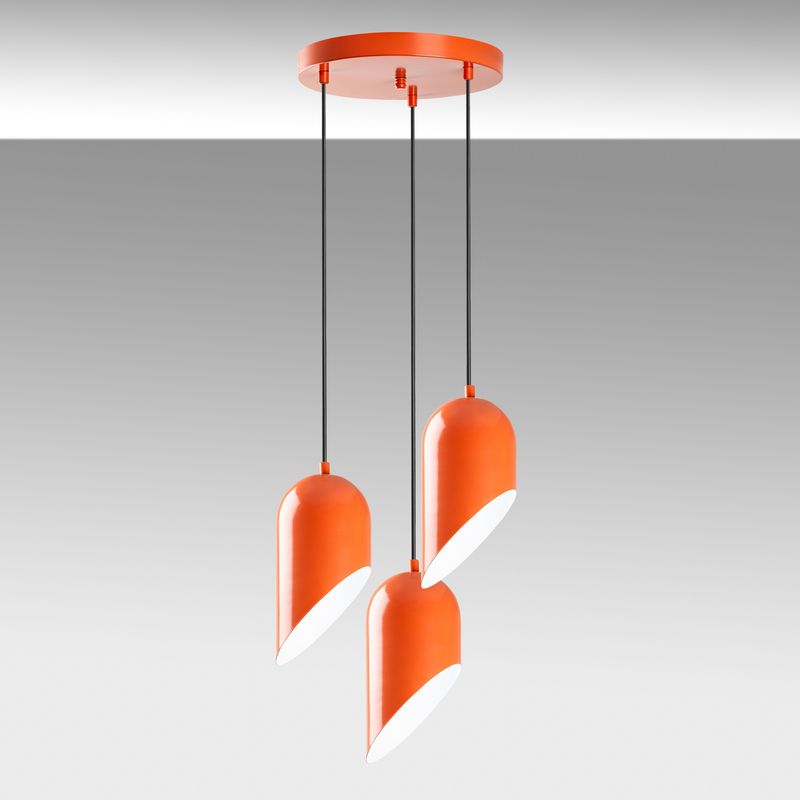 Casa si Gradina - Corpuri si surse de iluminat - Lustre si pendule - Candelabru, Opviq, metal, portocaliu, diametru 40 cm, inaltime reglabila 75-121 cm - Infinity.ro