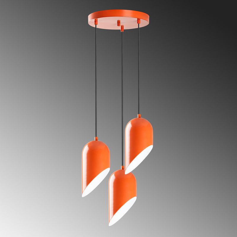 Casa si Gradina - Corpuri si surse de iluminat - Lustre si pendule - Candelabru, Opviq, metal, portocaliu, diametru 40 cm, inaltime reglabila 75-121 cm - Infinity.ro