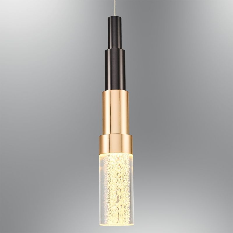 Casa si Gradina - Corpuri si surse de iluminat - Lustre si pendule - Candelabru, Opviq, metal, platina negru auriu, 5x120 cm - Infinity.ro