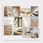 Casa si Gradina - Decoratiuni - Tablouri - Set tablouri decorative, Wallxpert, mdf, multicolor, 20x15 cm, 12 bucati, 364LUL1476 - Infinity.ro