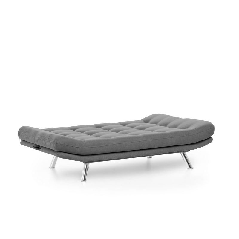 Casa si Gradina - Mobilier - Canapele si coltare - Canapele - Canapea extensibila, Hanah Home, metal, gri, 200x95x105 cm - Infinity.ro