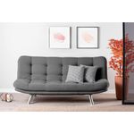 Casa si Gradina - Mobilier - Canapele si coltare - Canapele - Canapea extensibila, Hanah Home, metal, gri, 200x95x105 cm - Infinity.ro