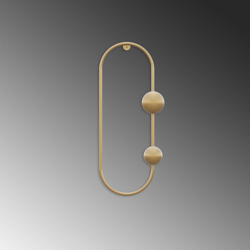 Casa si Gradina - Mobilier - Organizare si depozitare - Cuiere - Carlig de perete, Wallxpert, metal, auriu, 17x7x41 cm - Infinity.ro