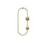 Casa si Gradina - Mobilier - Organizare si depozitare - Cuiere - Carlig de perete, Wallxpert, metal, auriu, 17x7x41 cm - Infinity.ro