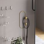 Casa si Gradina - Mobilier - Organizare si depozitare - Cuiere - Carlig de perete, Wallxpert, metal, auriu, 17x7x41 cm - Infinity.ro