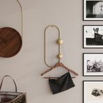 Casa si Gradina - Mobilier - Organizare si depozitare - Cuiere - Carlig de perete, Wallxpert, metal, auriu, 17x7x41 cm - Infinity.ro