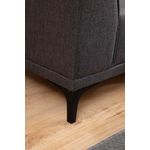 Casa si Gradina - Mobilier - Canapele si coltare - Coltare - Coltar, Hanah Home, lemn fag si pal, antracit, 145x250x77 cm, 560ARE1607 - Infinity.ro