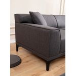 Casa si Gradina - Mobilier - Canapele si coltare - Coltare - Coltar, Hanah Home, lemn fag si pal, antracit, 145x250x77 cm, 560ARE1607 - Infinity.ro