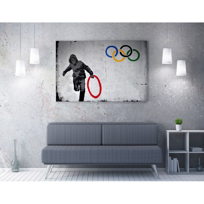 Casa si Gradina - Decoratiuni - Tablouri - Tablou canvas decorativ, Wallxpert, multicolor, 70x100 cm, bumbac si poliester, rama lemn, 966BRS1260 - Infinity.ro