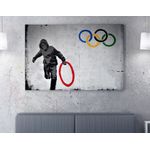 Casa si Gradina - Decoratiuni - Tablouri - Tablou canvas decorativ, Wallxpert, multicolor, 70x100 cm, bumbac si poliester, rama lemn, 966BRS1260 - Infinity.ro