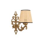 Casa si Gradina - Corpuri si surse de iluminat - Plafoniere, aplice si spoturi - Aplica, Opviq, metal, natural auriu, 24x26 cm, 390FLH2332 - Infinity.ro