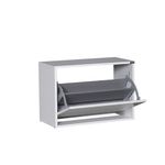 Casa si Gradina - Mobilier - Dulapuri si sifoniere - Dulapuri pantofi - Dulap pantofi, Hanah Home, pal melaminat, alb, 60x42x30 cm - Infinity.ro