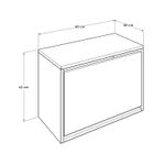 Casa si Gradina - Mobilier - Dulapuri si sifoniere - Dulapuri pantofi - Dulap pantofi, Hanah Home, pal melaminat, alb, 60x42x30 cm - Infinity.ro