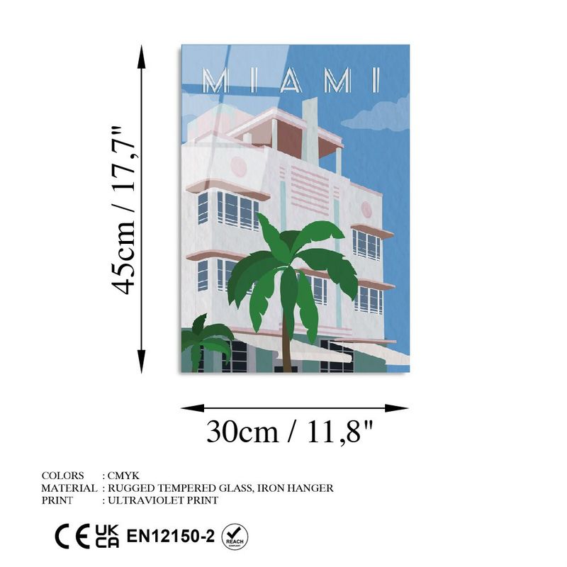 Casa si Gradina - Decoratiuni - Tablouri - Tablou decorativ, Wallxpert, sticla calita, multicolor, 30x45 cm, 123BZM2509 - Infinity.ro