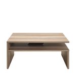 Casa si Gradina - Mobilier - Mese si birouri - Masute de cafea - Masuta de cafea, Hanah Home, pal melaminat, nuc deschis, 90x90x42 cm - Infinity.ro