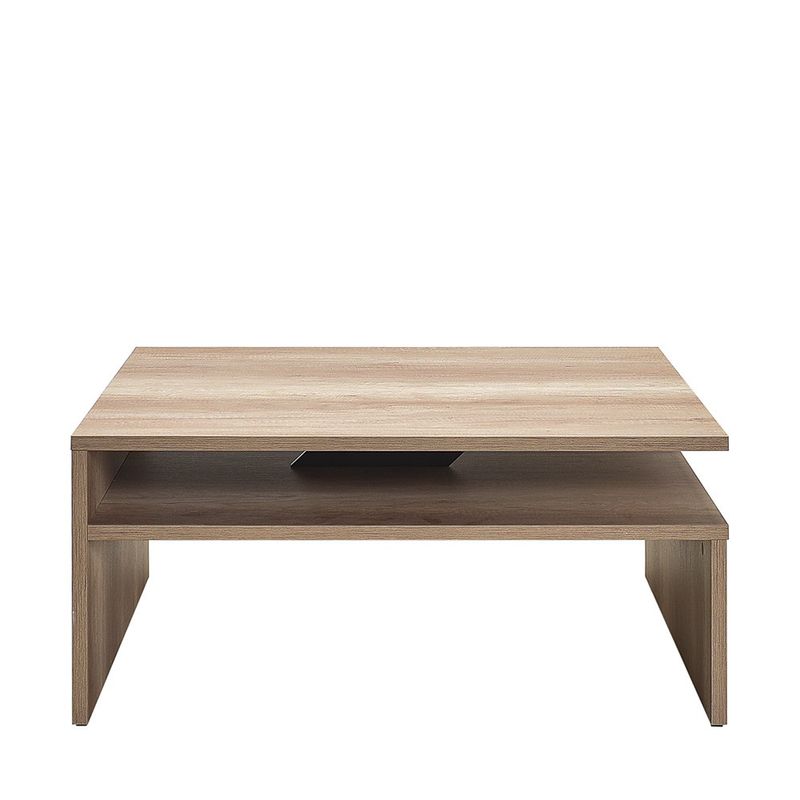 Casa si Gradina - Mobilier - Mese si birouri - Masute de cafea - Masuta de cafea, Hanah Home, pal melaminat, nuc deschis, 90x90x42 cm - Infinity.ro