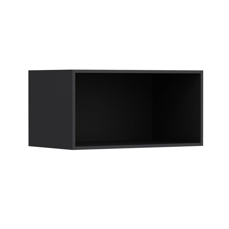 Casa si Gradina - Mobilier - Comode si corpuri - Corpuri bucatarie - Dulap de perete, Hanah Home, pal melaminat, antracit si auriu, 90x45x54 cm - Infinity.ro