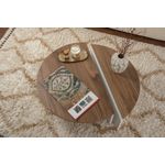 Casa si Gradina - Mobilier - Mese si birouri - Masute de cafea - Masuta de cafea, Hanah Home, pal melaminat, nuc si alb, 90x60x30 cm - Infinity.ro