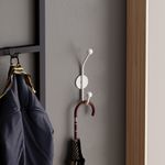 Casa si Gradina - Mobilier - Organizare si depozitare - Cuiere - Carlig de perete, Wallxpert, metal, alb, 6x9x24 cm - Infinity.ro