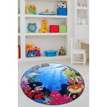 Casa si Gradina - Textile si covoare - Covoare - Covoare copii - Covor copii, Conceptum Hypnose, multicolor, 100 cm, poliester, antiderapant - Infinity.ro
