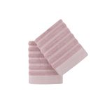 Casa si Gradina - Textile si covoare - Textile baie - Prosoape - Set prosoape de maini, L'essentiel Maison, roz prafuit si gri, 50x90 cm, 100% bumbac - Infinity.ro