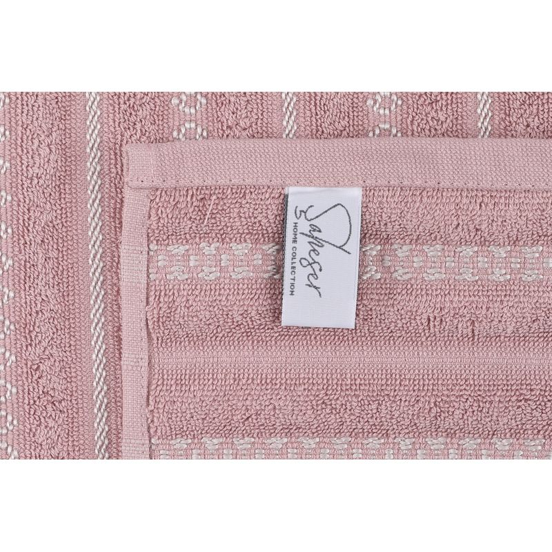 Casa si Gradina - Textile si covoare - Textile baie - Prosoape - Set prosoape de maini, L'essentiel Maison, roz prafuit si gri, 50x90 cm, 100% bumbac - Infinity.ro