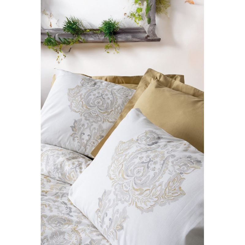 Casa si Gradina - Textile si covoare - Lenjerii de pat - Seturi de lenjerie - Set lenjerie de pat single, L'essentiel Maison, mustar, 160x220 cm, bumbac ranforce - Infinity.ro